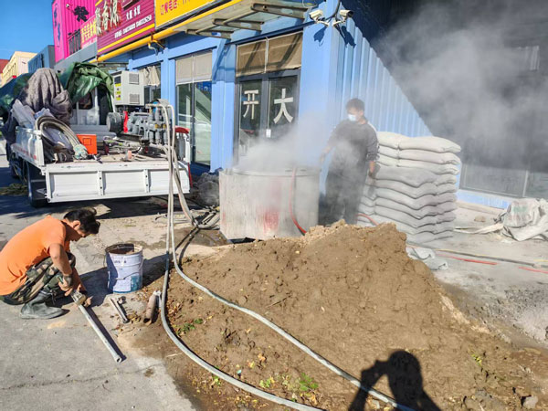 英州镇顶管注浆加固